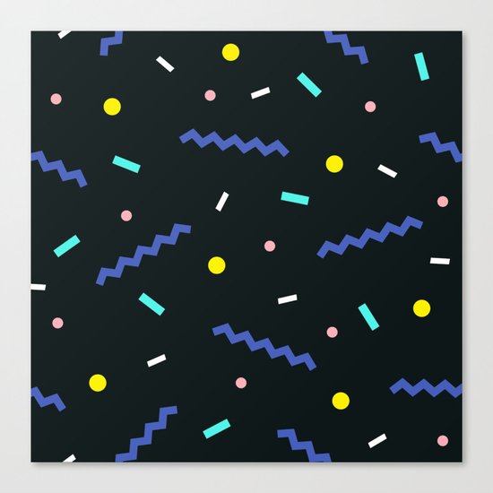 Memphis pattern 53 Canvas Print