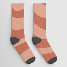 boho hypnosis - terracotta Socks