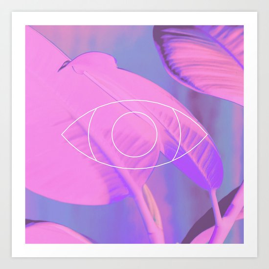 All seeing eye Art Print