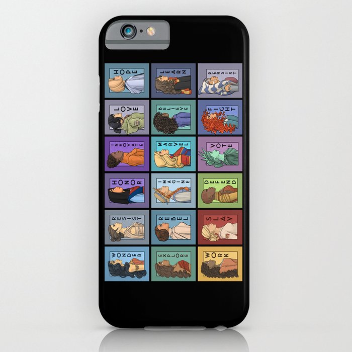 she series collage - version 3 iphone case