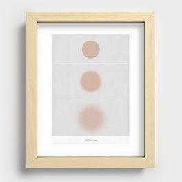 be here now Recessed Framed Print