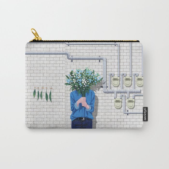 Baby's Breath Carry-All Pouch