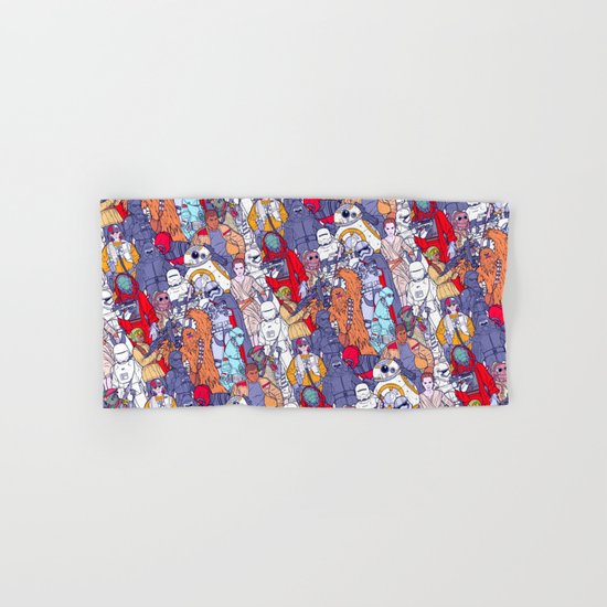Space Toons in Color Hand & Bath Towel