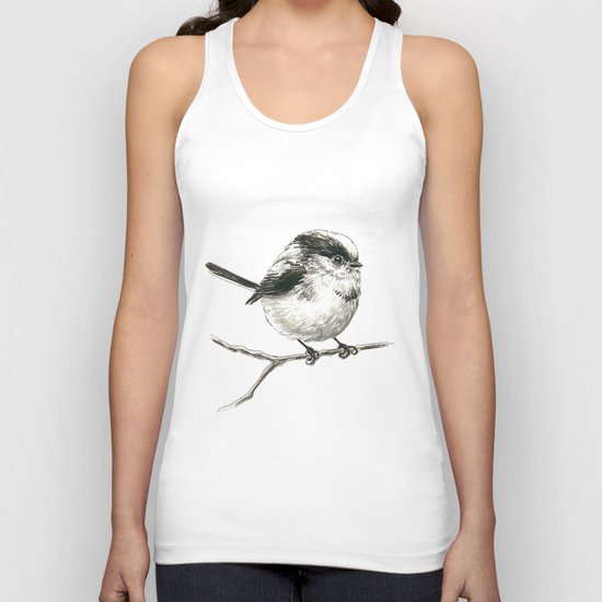 Tit bird Unisex Tank Top