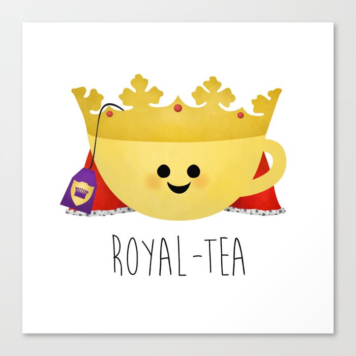 Royal-tea Canvas Print