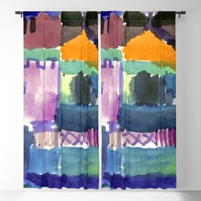Paul Klee Houses of Saint Germain Blackout Curtain