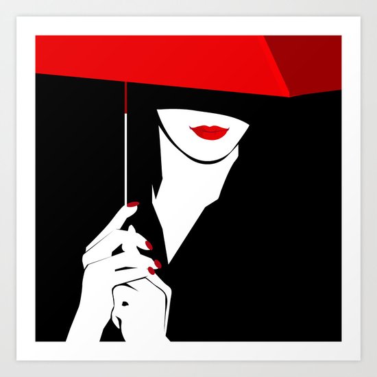Red Art Print