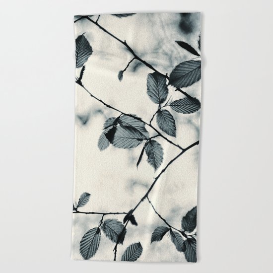 leaves Beach Towel