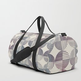 Block Print Circle - Light Duffle Bag