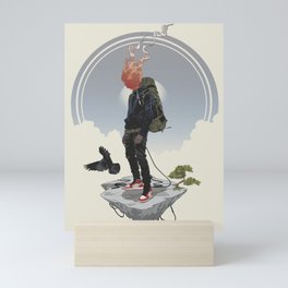 Bass surfer Mini Art Print