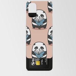 Panda is Reading Book Pattern Android Card Case