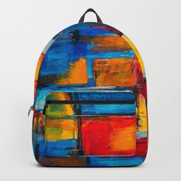 painting abstract Backpack