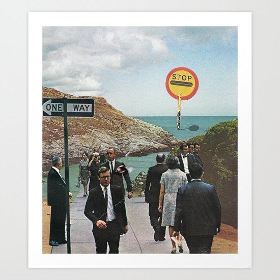 one way Art Print