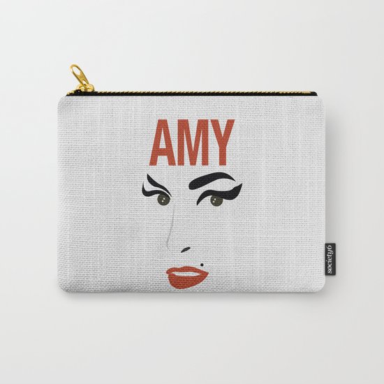 Amy Back to Black Carry-All Pouch