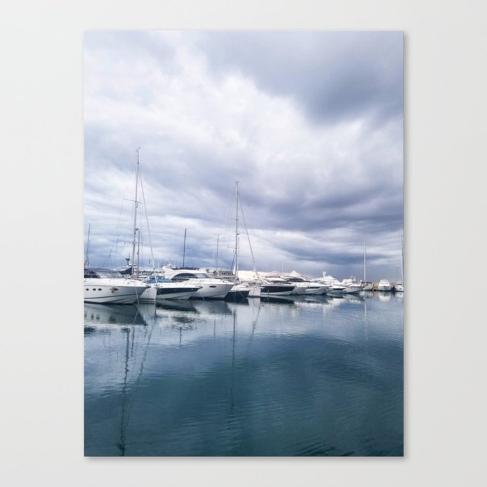 Monte Carlo Marina Canvas Print