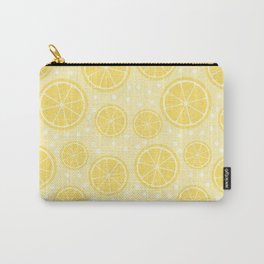Fresh Lemon Pattern Carry-All Pouch | Digital, Lemon, Icecold, Cute, Refreshing, Lemony, Southern, Country, Spring, Drawing 
