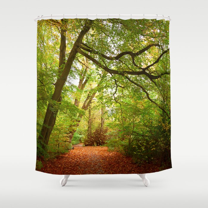 Forest Nature Shower Curtain, Nature Shower Curtain