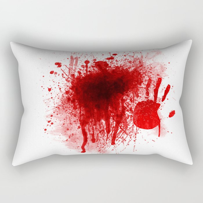 Bloody Day Rectangular Pillow