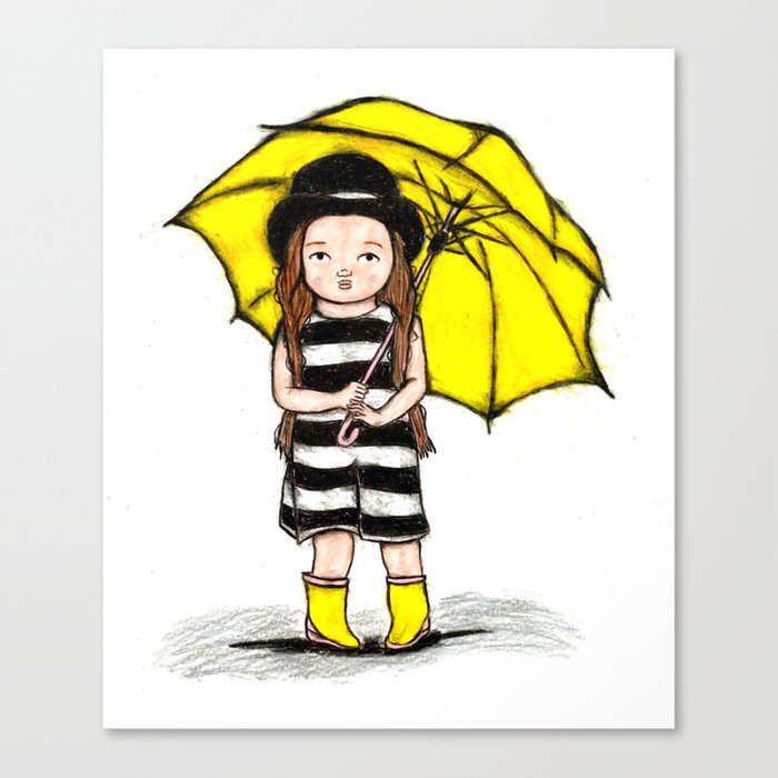 LITTLE ENITH: HURRICANE KATRINA SURVIVOR Canvas Print