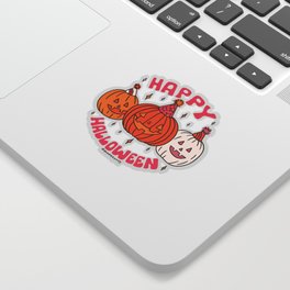 Happy Halloween Party Sticker