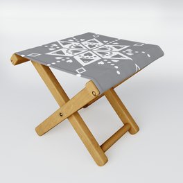 Scandinavian pattern #6 Folding Stool