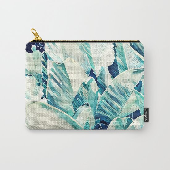 Banana Leaf Crush #society6 #decor #buyart Carry-All Pouch