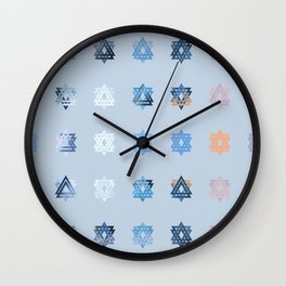 Triniti Snow Crystal (light blue) Wall Clock