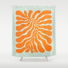 Frozen Sunrise Ferns: Matisse Edition  Shower Curtain