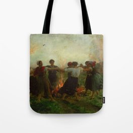 Jules Breton - The Feast of Saint John Tote Bag