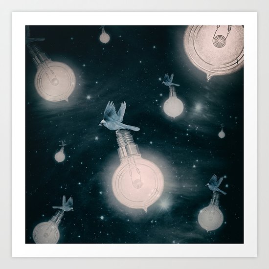 Light the Universe Art Print