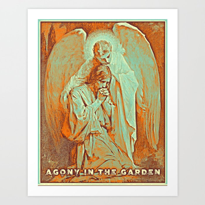 Agony in the Garden by Frans Schwartz v2 Art Print by Asar Studios