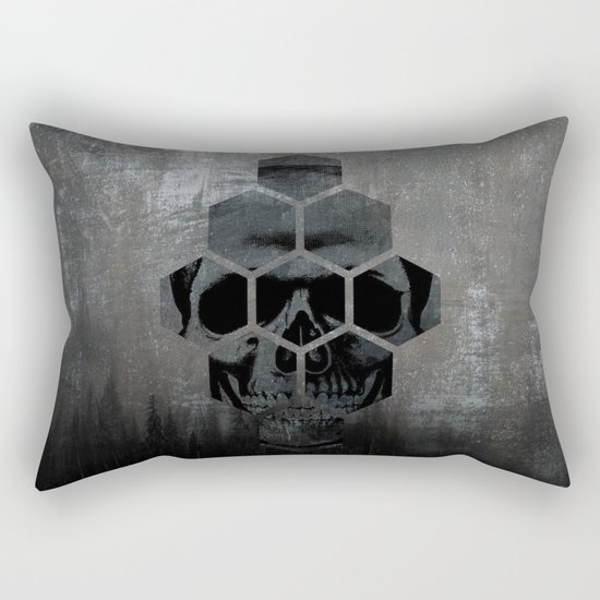 Skull texture Rectangular Pillow