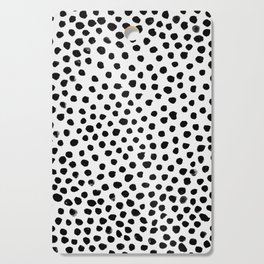 Painterly Black Dots Cutting Board