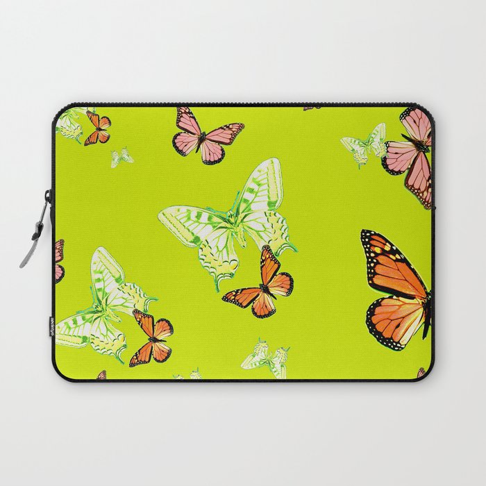 Tiger and Butterflies Laptop Sleeve