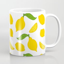 Meyer Lemons on White Mug