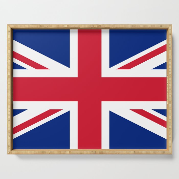 Uk Flag Union Jack Serving Tray By Flagsoftheworld