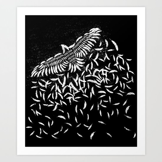 Of a feather Art Print