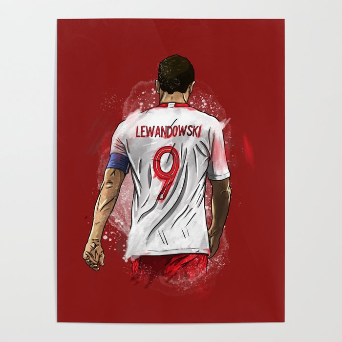 Lewandowski Poland Poster