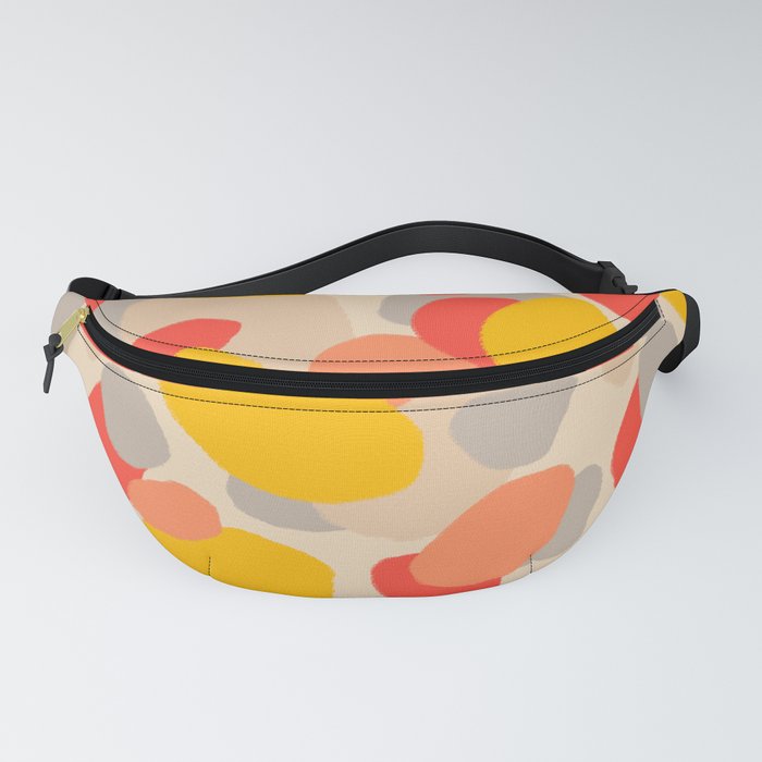 Fragments - abstract pattern in warm colors Fanny Pack