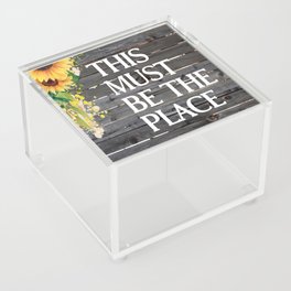 This Must Be The Place Rustic Home Acrylic Box