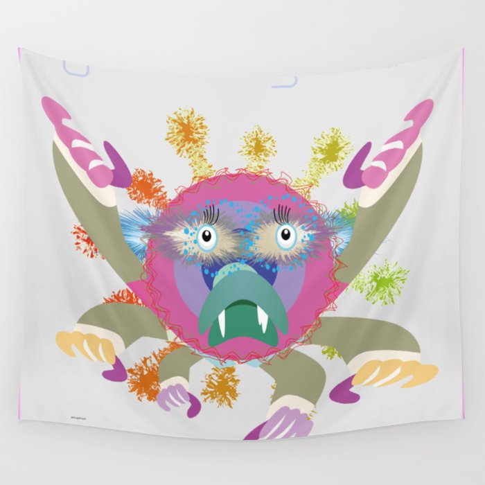 Omicron Soldier NFT 107 Wall Tapestry