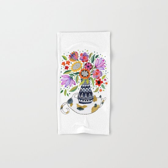 Calico Bouquet Hand & Bath Towel