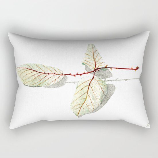 Autumn leaf of berrie Rectangular Pillow