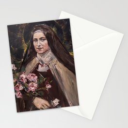 Roses de la Passion. St. Théresè of Lisieux Stationery Card