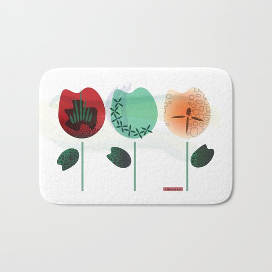 Spring Flowers Bath Mat