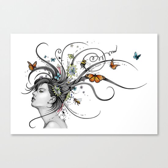 Hair Today Alternate Canvas Print