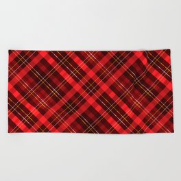 Farmhouse Christmas No. 5 Beach Towel