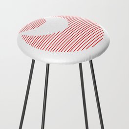 red bag Counter Stool