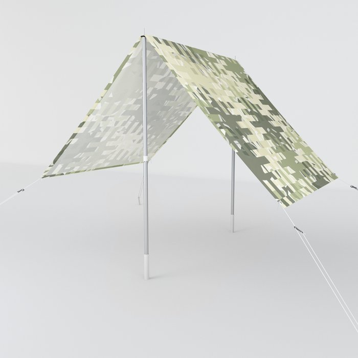 Green pixels and dots Sun Shade