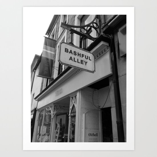Bashful Alley Art Print